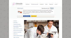 Desktop Screenshot of chlamydia.net.pl