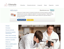 Tablet Screenshot of chlamydia.net.pl